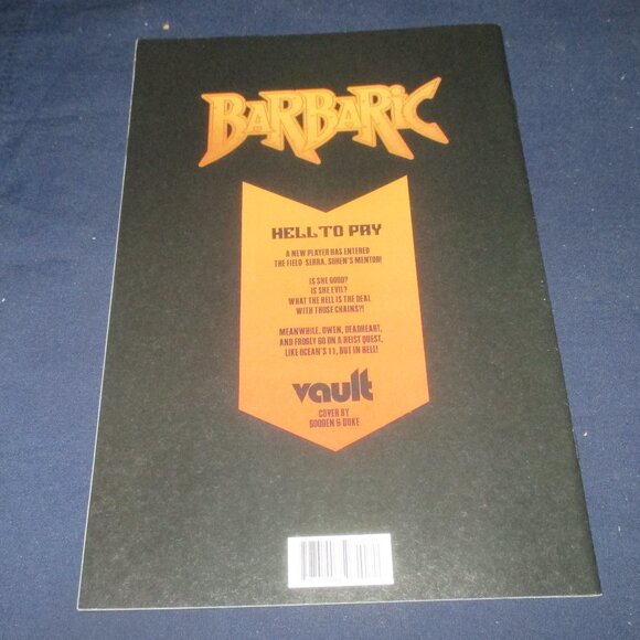 Barbaric Hell to Pay #3 (Vault comics, 2022) Cover A Variant - Picture 2 of 3